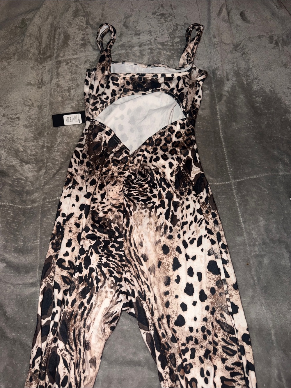 Brand new Fqshion Nova Animal slim
fit Leg Jumpsuit - Black & Cream - Picture 5 of 5